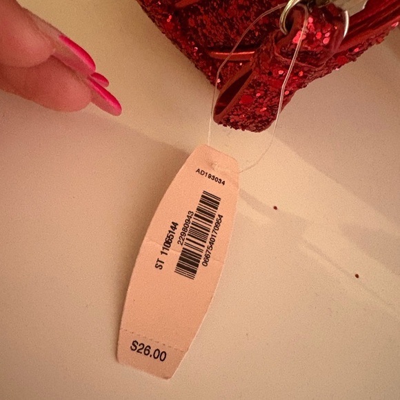 Victoria's Secret Sparkling Red Cosmetic Bag - Picture 4 of 4